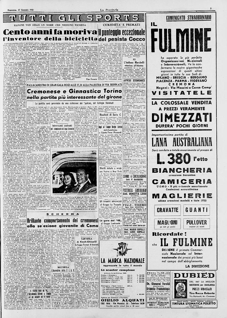 l'inventore della bicicletta