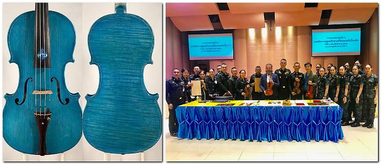 Liuteria, il violino blu di Trabucchi per la principessa