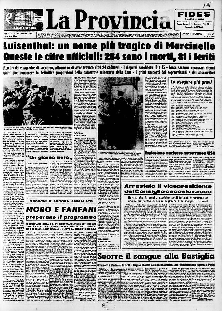Luisenthal: un nome più tragico di Marcinelle