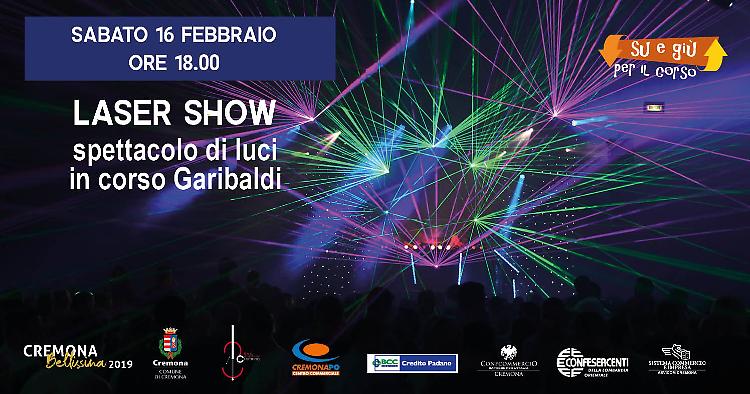 'Su e giù per il corso', arriva il Laser show