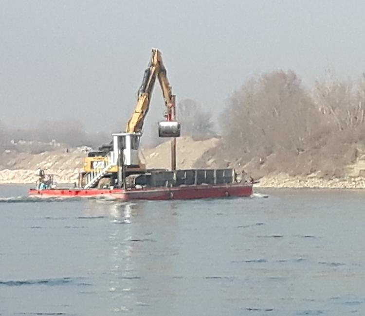 Il Po soffre: è a -6 metri e 61