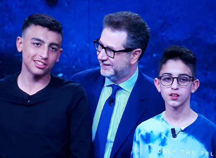 Ramy e Adam ospiti al Tardini per la partita dell'Italia