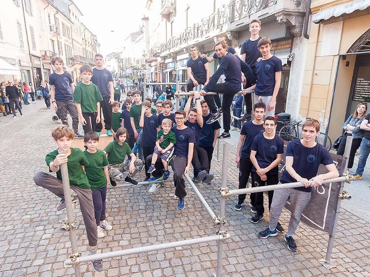 Parkour, i piccoli spider man in corso Garibaldi
