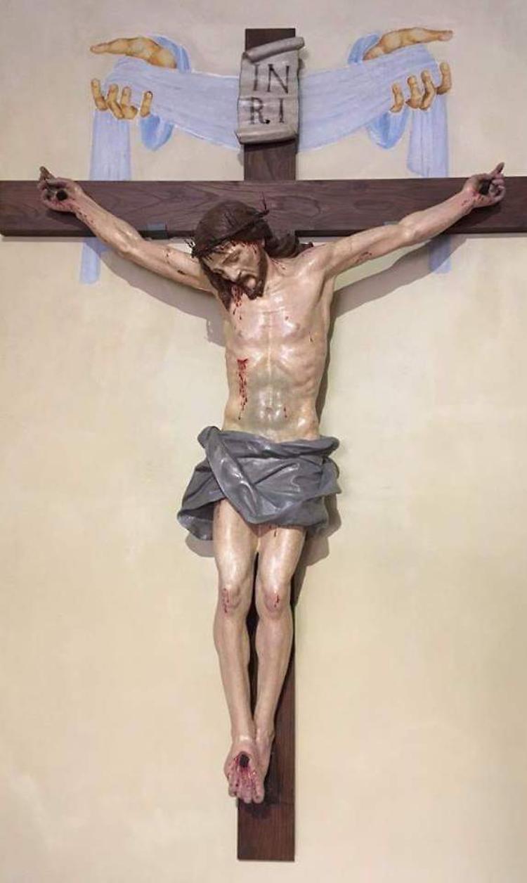 Crocefisso del Bertesi, restauri finiti