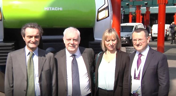 Regione, presentato il modello del nuovo treno Caravaggio