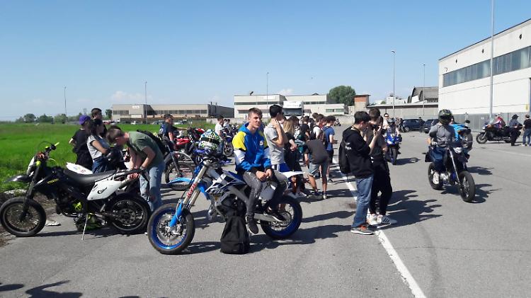 I bikers ricordano Loris