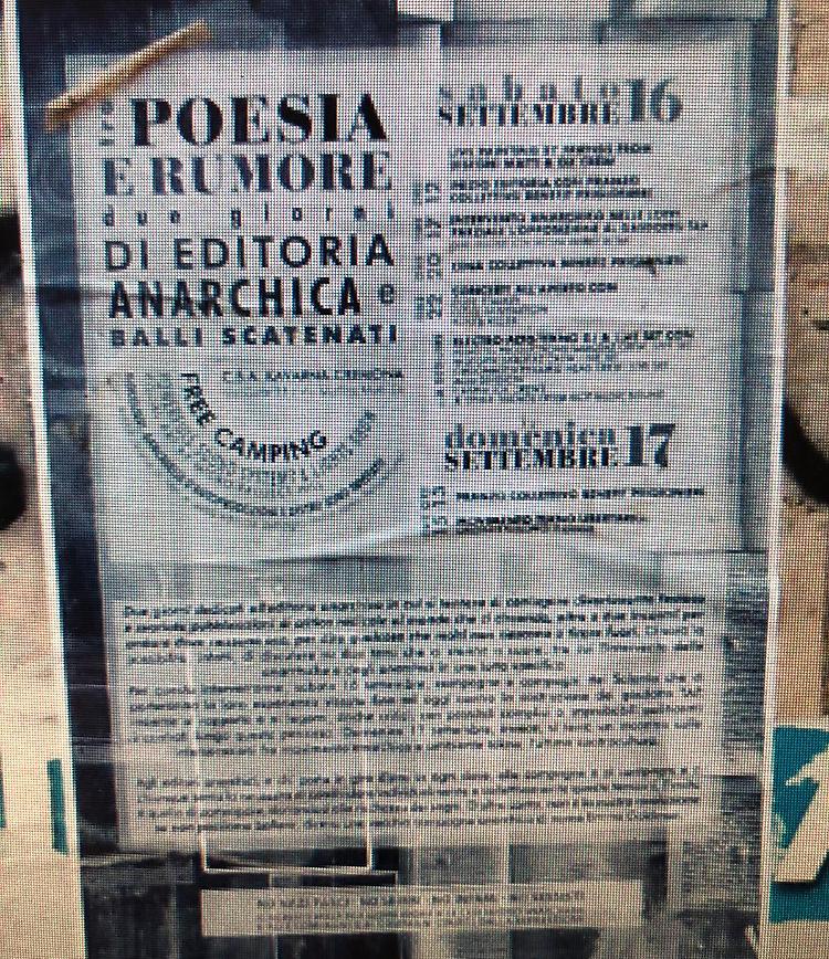 Manifesti in galleria XXV Aprile, processo per tre del Kavarna