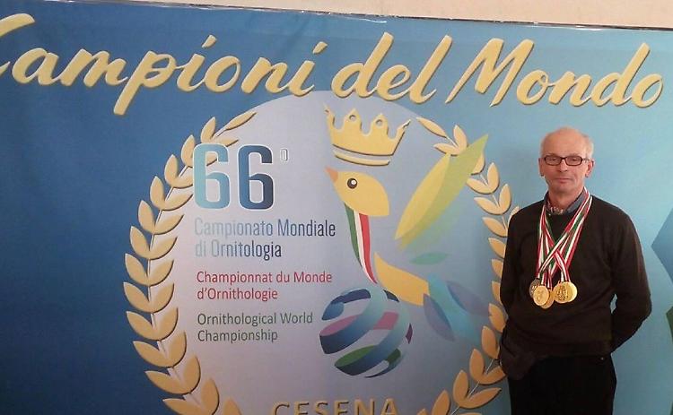 Baroni campione del mondo con i suoi pappagalli