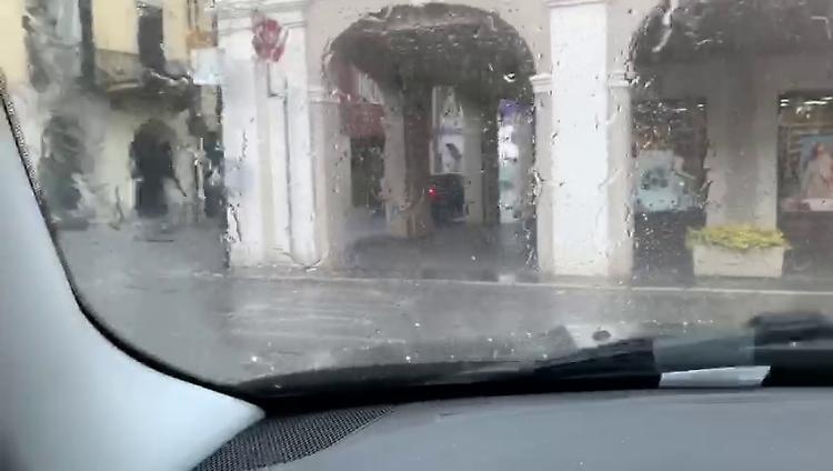 Violenta grandinata tra Soncino e Orzinuovi