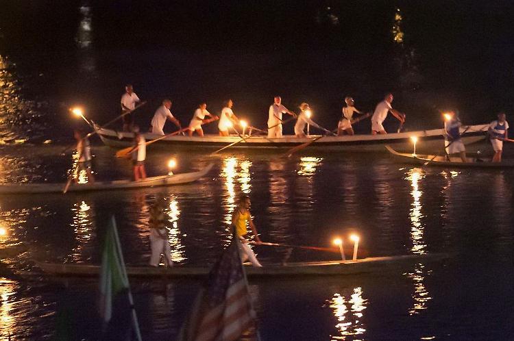 Festa del solstizio, notte magica lungo il Po