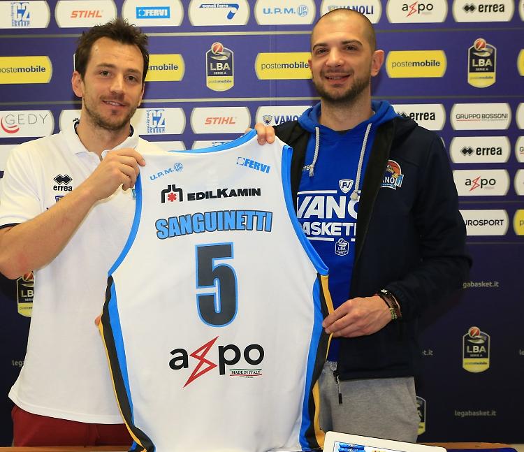 Vanoli, Sanguinetti rinnova per un'altra stagione