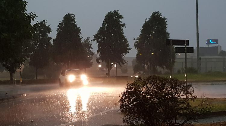 Temporale a Cremona: giù le temperature, qualche allagamento
