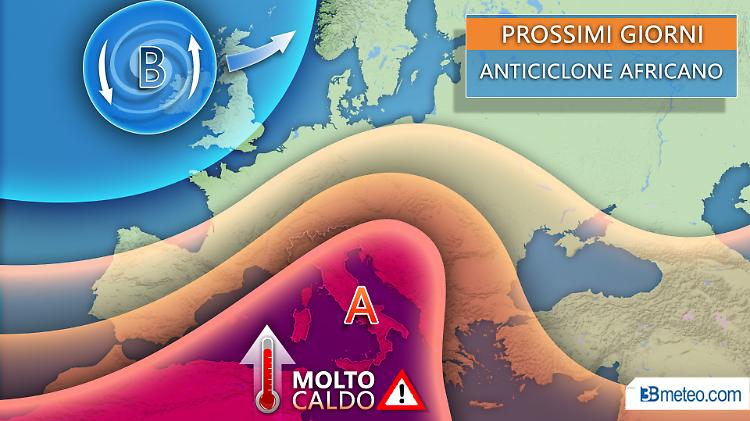 Fiammata africana, punte fino 40 gradi