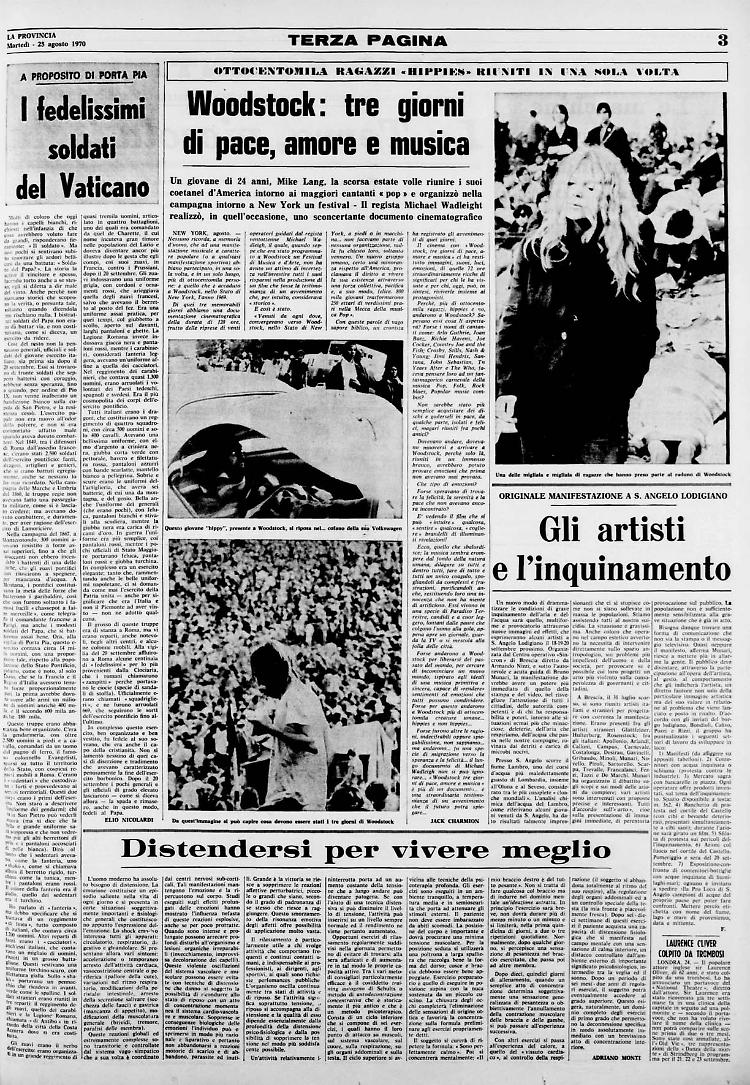 Woodstock: tre giorni di pace, amore e musica