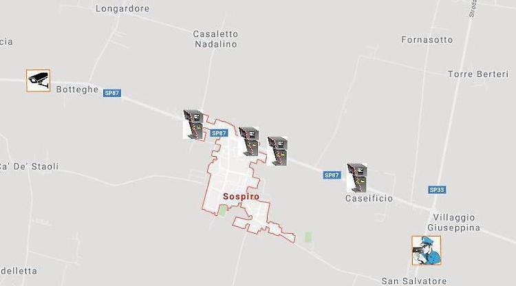 Giuseppina blindata. Sicurezza, arrivano sei autovelox