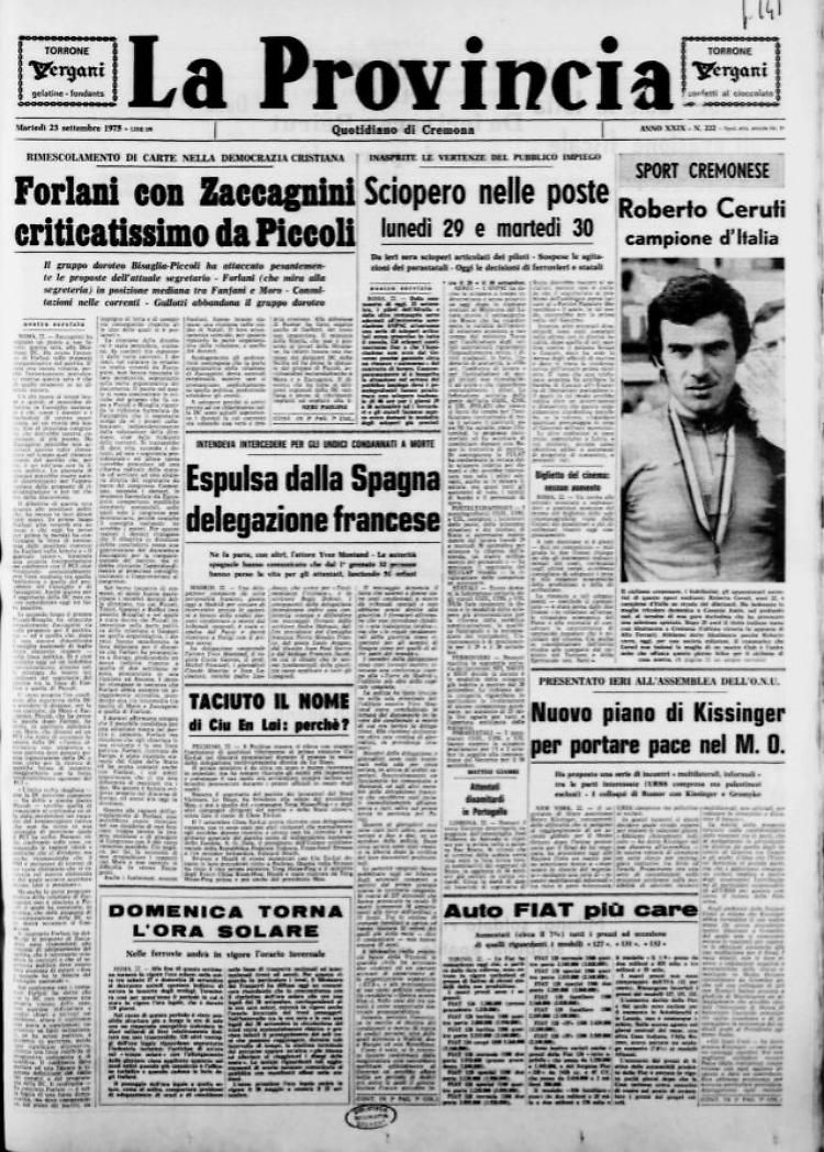 Roberto Ceruti campione d'Italia