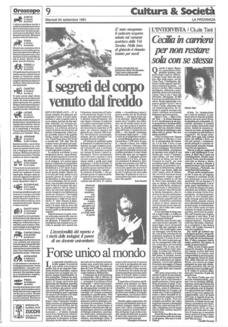 La mummia del Similaun
