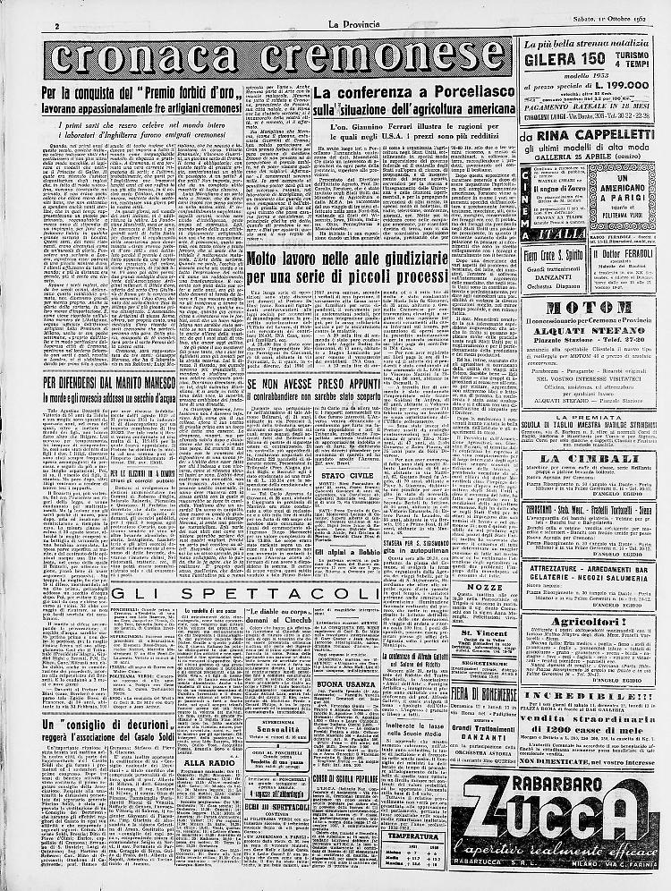 Per la conquista del "Premio forbici d'oro,,  lavorano appassionatamente tre artigiani cremonesi