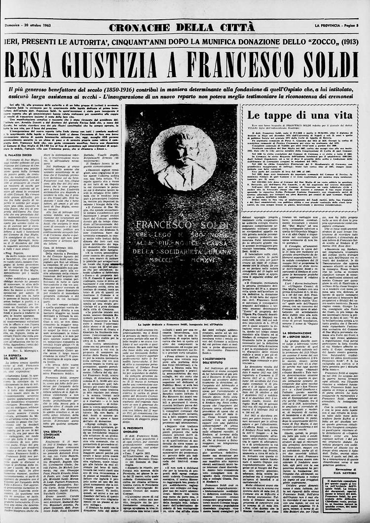 Resa giustizia a Francesco Soldi