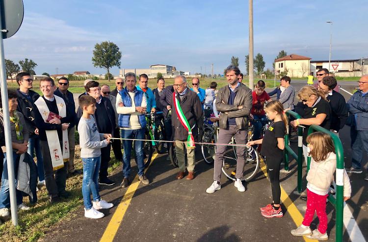 Pista ciclabile realizzata grazie alle multe dell'autovelox