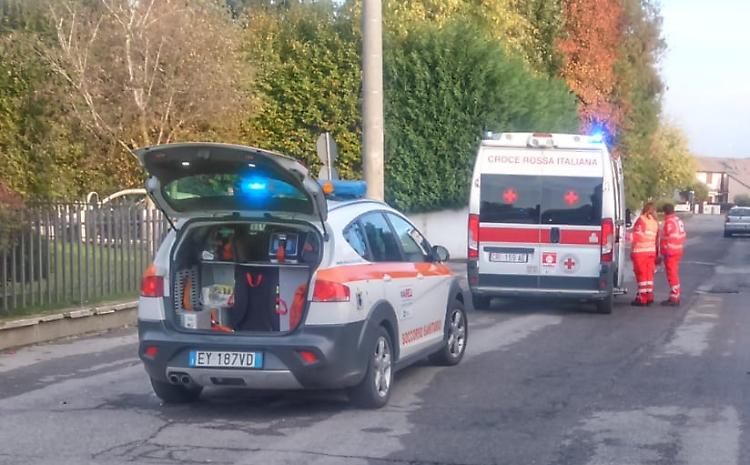 Scontro tra auto e moto, ferito un 58enne di Zanengo