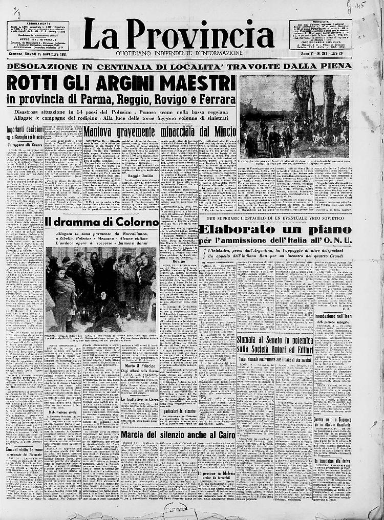 Rotti gli argini maestri