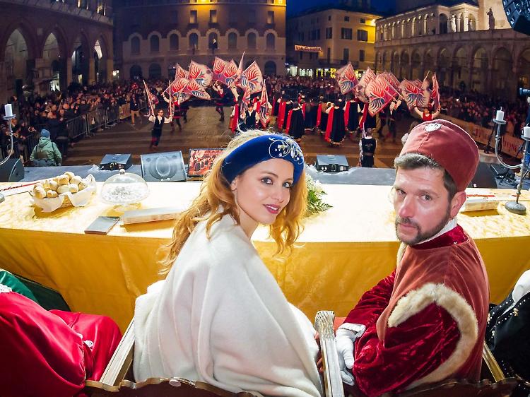 Festa del Torrone 2019, Francesco e Bianca Maria di nuovo sposi