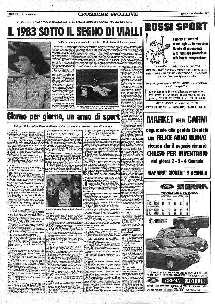 Il 1983 sotto il segno di Vialli