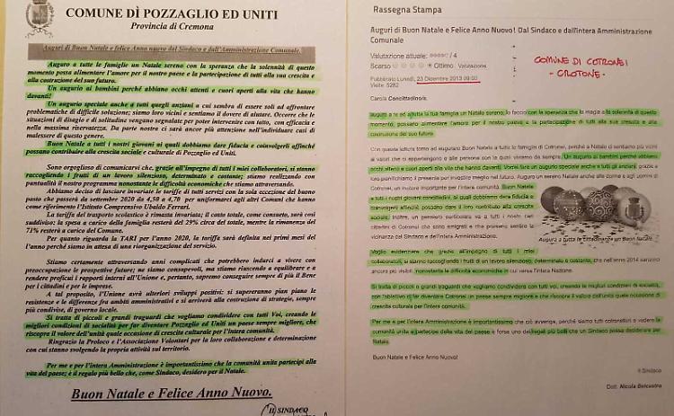 Ancora auguri fotocopia: scoppia la polemica