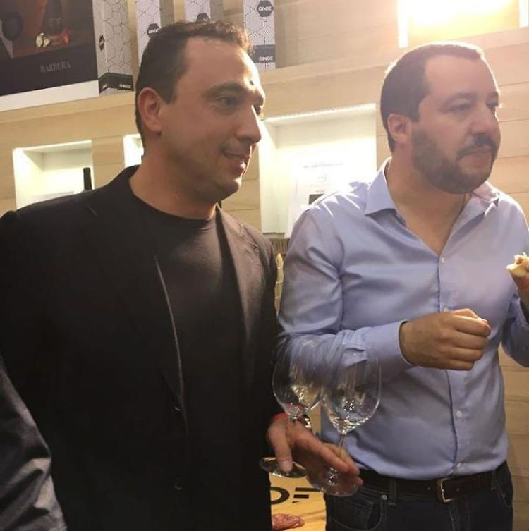 Elezioni, Salvini a pranzo dal leghista Cerioli