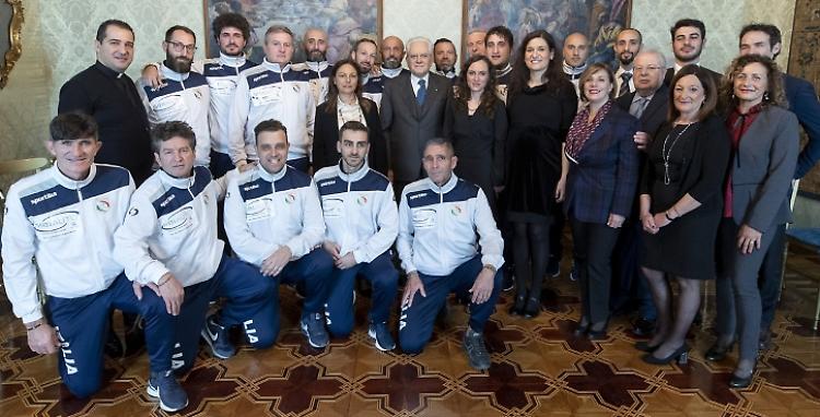 Atleti trapianti: la nazionale di calcio dal Quirinale