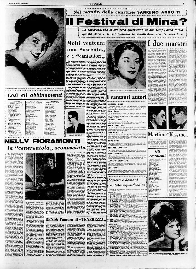 Il Festival di Mina?