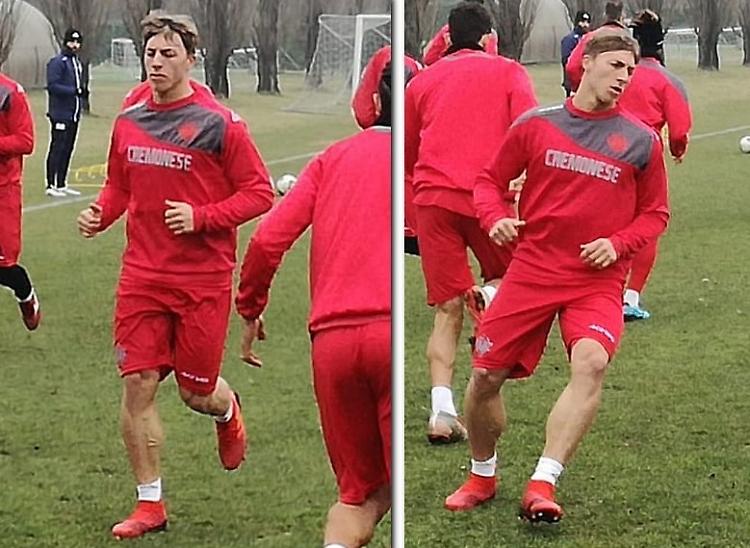 Cremonese, primo allenamento per Crescenzi