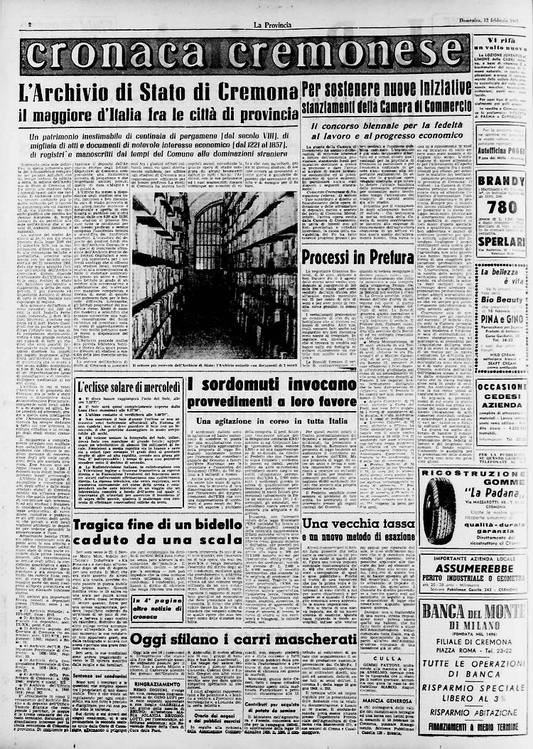 L'Archivio di Stato di Cremona 