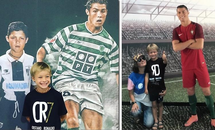 «Io e mio figlio in viaggio insieme fino a casa di CR7»