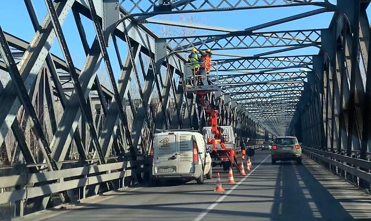 Ponte sul Po, installazione dei due varchi elettronici