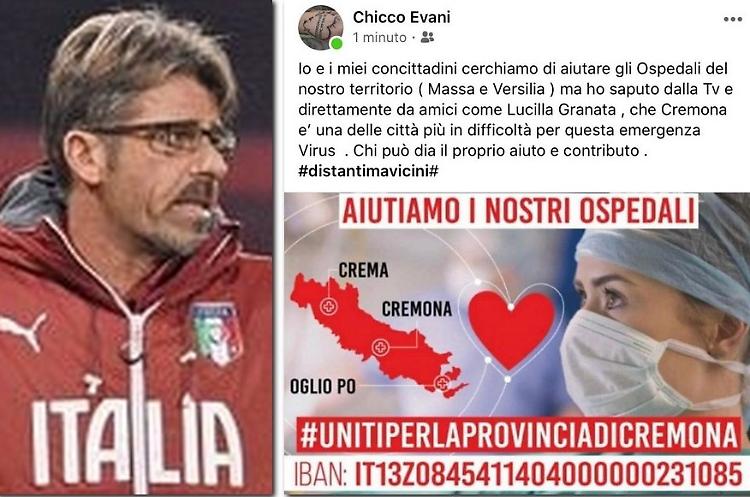 Anche Chicco Evani promuove #unitiperlaprovinciadicremona