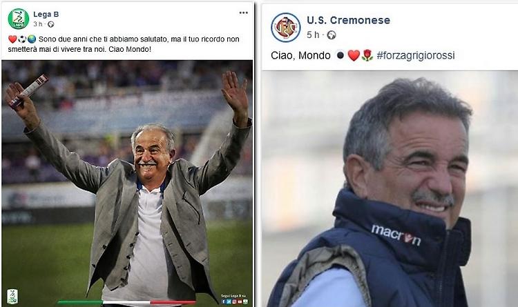 Ciao Mondo: Cremonese e Lega B ricordano il mister scomparso due anni fa