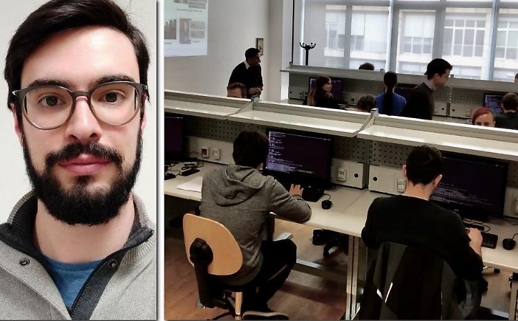 Luca nel team della didattica del futuro