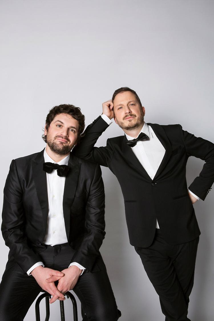 Frank Matano e Francesco Arienzo in "Franci", spettacolo rinviato a venerdì 27 novembre 