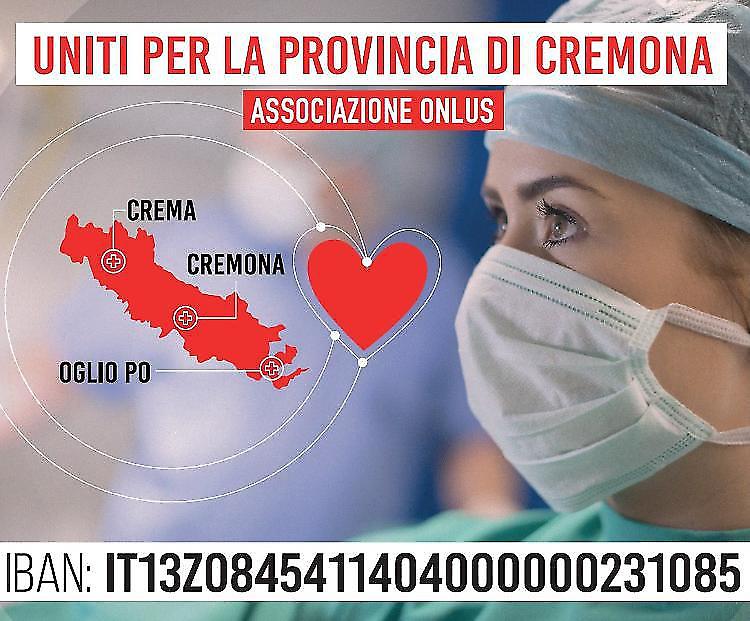 Uniti per la Provincia di Cremona,  20 nuove donazioni