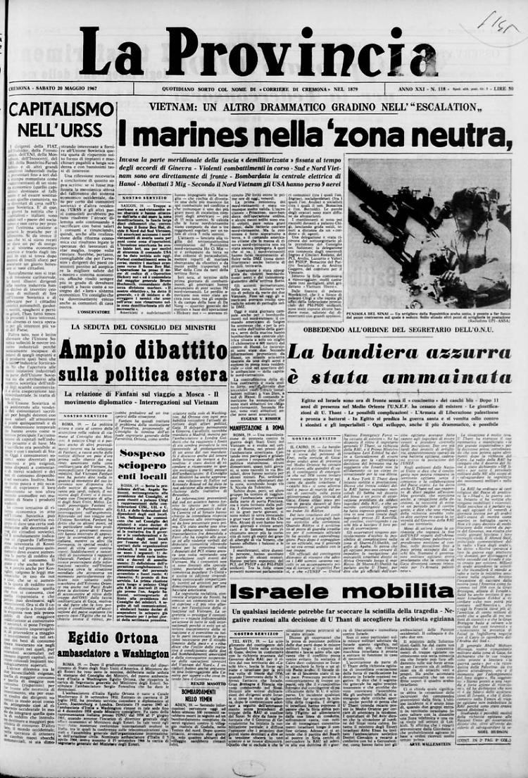 I marines nella 'zona neutra,