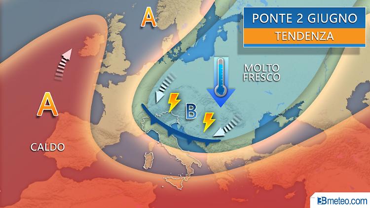 Verso un ponte del 2 giugno variabile tra sole e rischio temporali