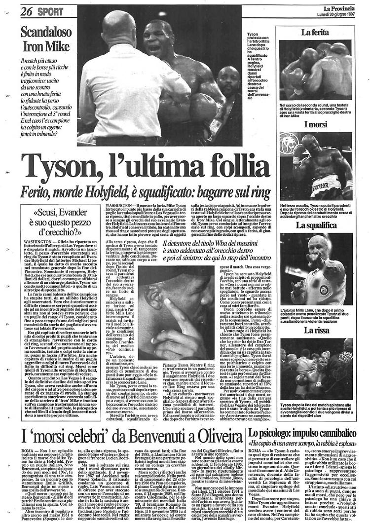 Tyson, l'ultima follia