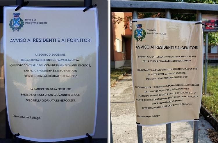 Sindaci, lite a colpi di cartelli