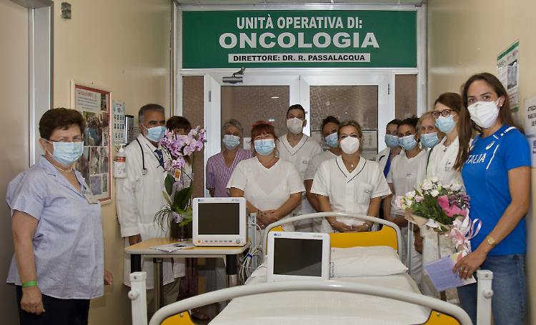 Sveva Gerevini campionessa di solidarietà: ecco i monitor per Oncologia