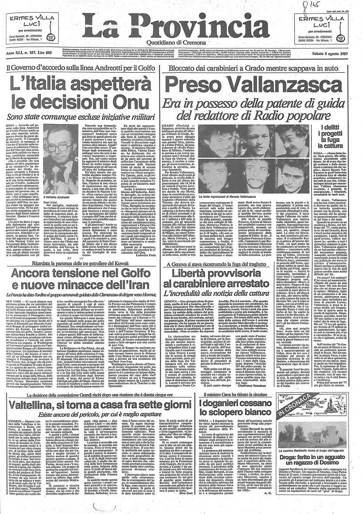 Preso Vallanzasca