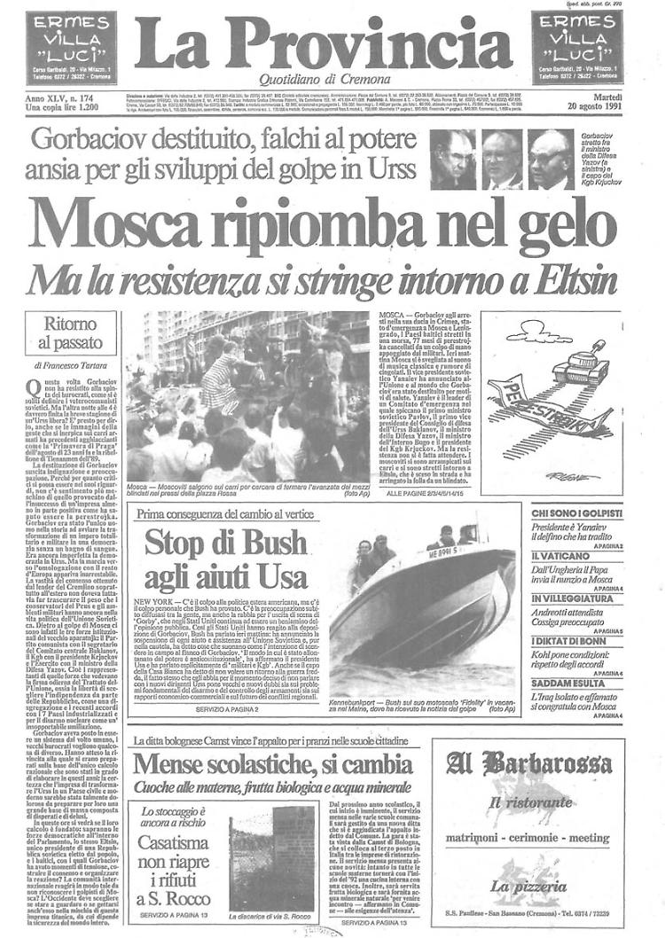 Golpe a MoscaUrss, i falchi al potere