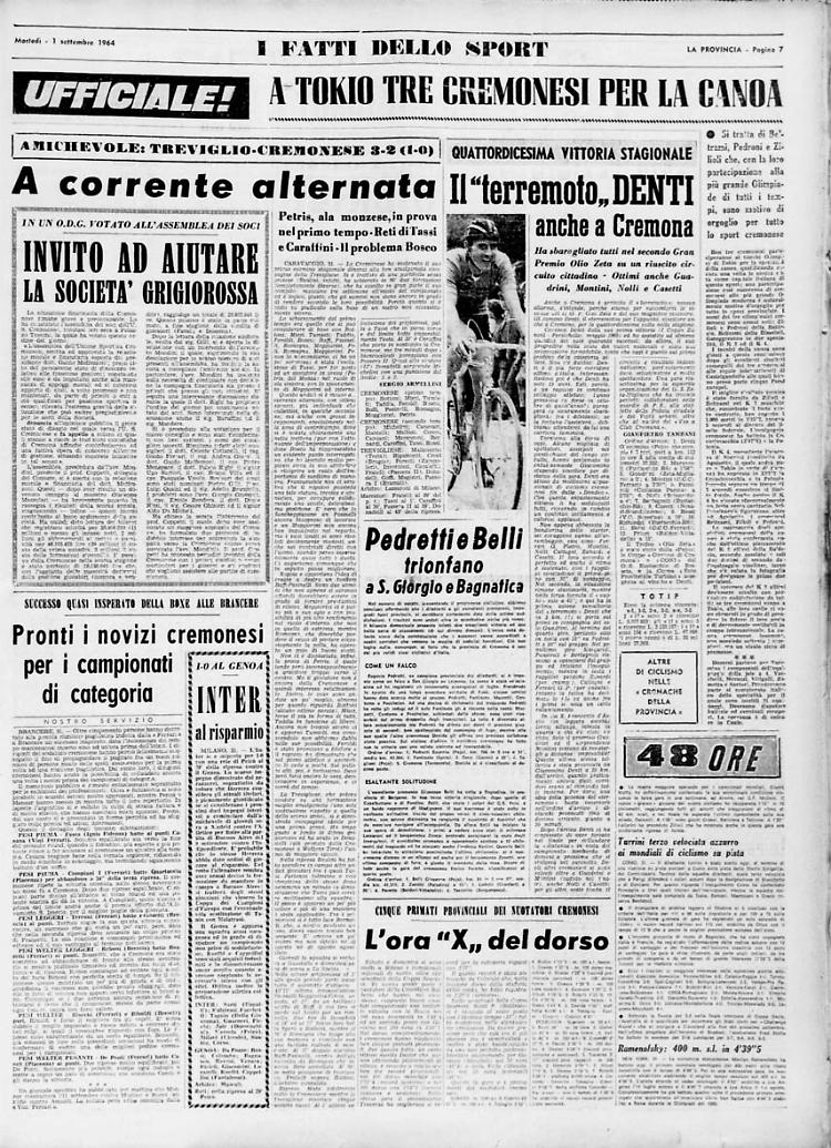 A Tokio tre cremonesi per la canoa