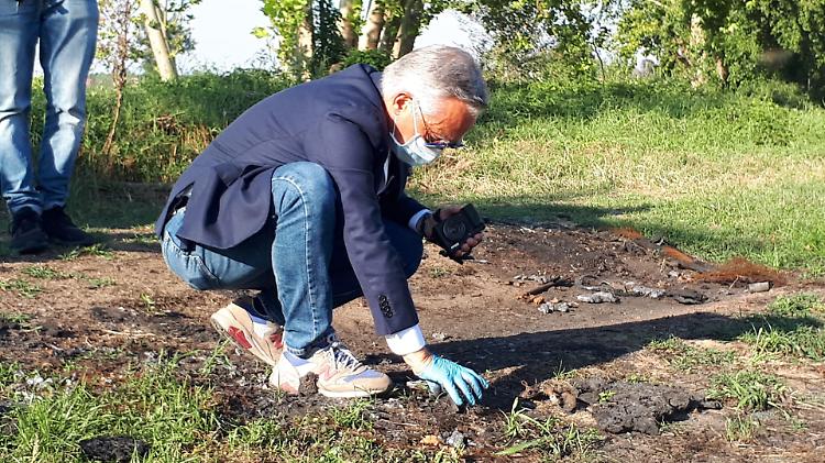 Sabrina, sopralluogo del generale Luciano Garofano a Vergonzana